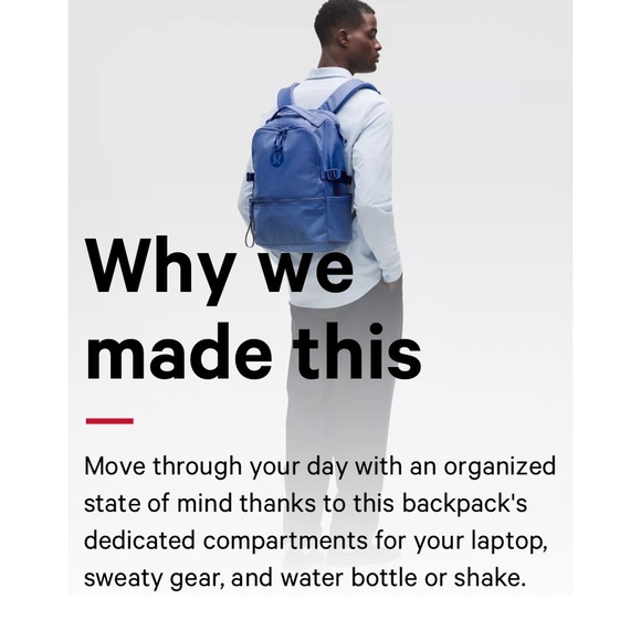 Lululemon New Crew backpack 22L *updated - Picture 10 of 13